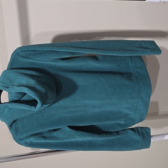 Vntg Sz M-L (1) FOX Womens Zip Up Fleece Winter Cold Weather Hooded Sweatshirt - Picture 6 of 10